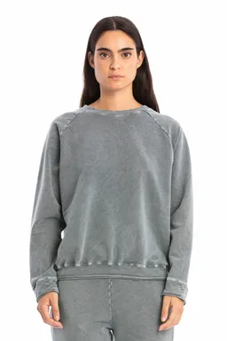 RAVENS VIEW IBIZA RAVENS VIEW IBIZA Damen vegan Sweatshirt Ona Faded Blue – Produktbild 1 von 1
