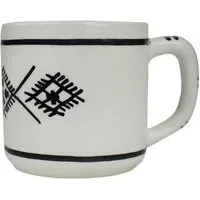 Mitienda Shop Mitienda Shop Tasse Nabeul aus Keramik weiß handbemalt, Tunesien – Produktbild 1 von 1