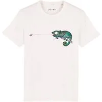 LIGARTI LIGARTI T-Shirt – Fliegenfänger, Cremeweiß, – Produktbild 2 von 5