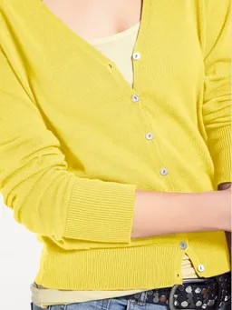 heine Feinstrickjacke gelb – Produktbild 1 von 1