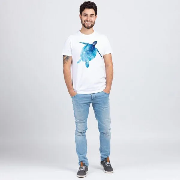 Lexi&Bö Lexi&Bö Hey Dude T-Shirt Herren, Weiss, – Produktbild 3 von 4