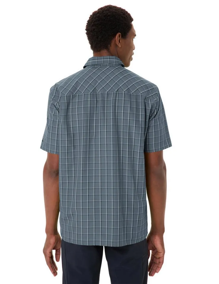 Vaude Vaude Kurzarmhemd MEN'S ALBSTEIG SHIRT III Kurzarm, aus Lyocell und Polyester, mit Knopfleiste, Heron, – Produktbild 2 von 4