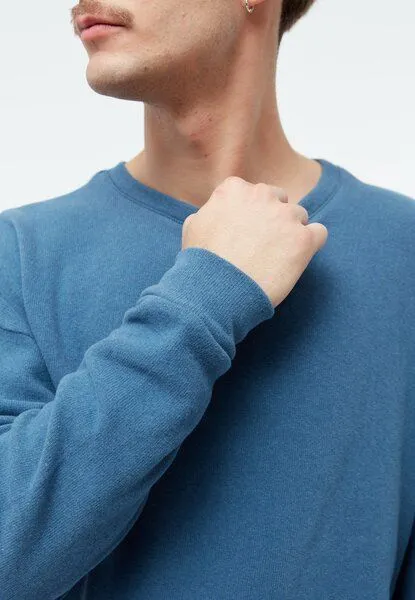 Givn Berlin Givn Berlin Sweater GBANTHONY aus recycelter Baumwolle, Distant blue, – Produktbild 4 von 4