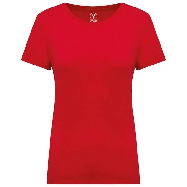 YTWOO YTWOO Fitted Damen T-Shirt Standard, Rot, – Produktbild 1 von 2