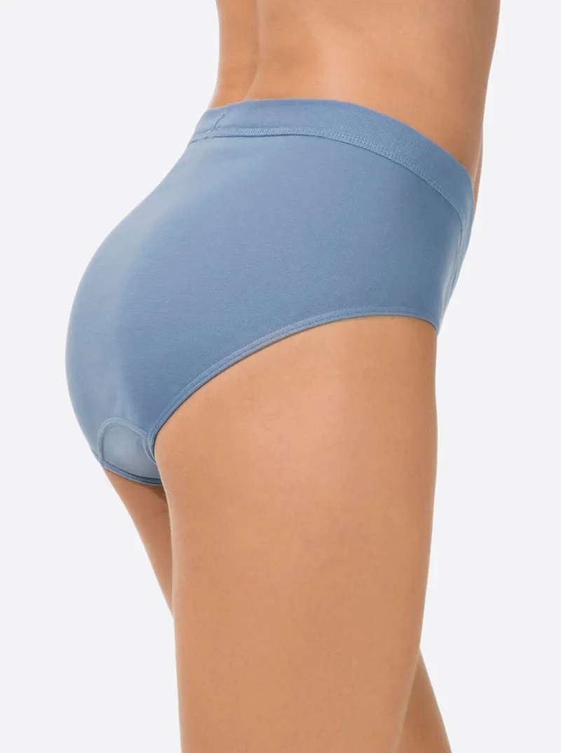 wäschepur Taillenslip mittelblau, Mittelblau, – Produktbild 2 von 3
