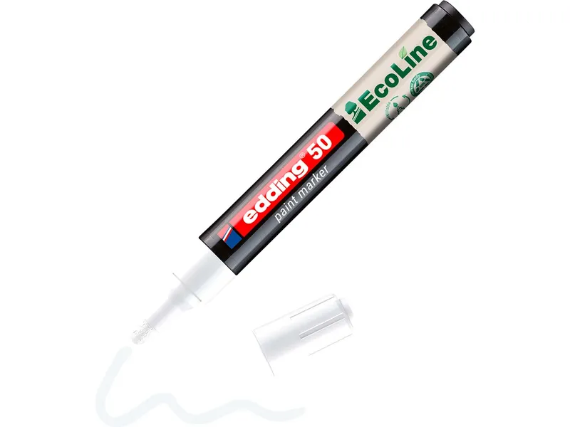 Edding Edding Lackmarker "50 EcoLine" wasserbasiert, Weiß, – Produktbild 1 von 1