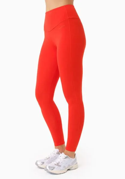 ORGANICATION ORGANICATION LUCCY | High Waist Leggings aus Bio-Baumwolle, Red hot, – Produktbild 3 von 4
