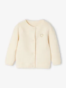 Vertbaudet Baby Strickjacke Herz BASIC – Produktbild 1 von 1