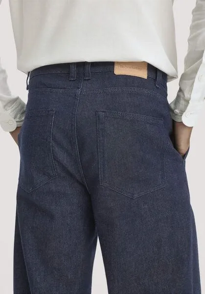 hessnatur hessnatur Jeans Relaxed Pleated aus reinem Bio-Denim, Pure blue, – Produktbild 2 von 3