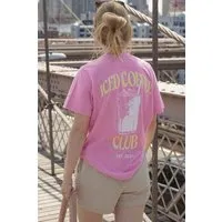 LITSCHI DESIGNS LITSCHI DESIGNS ICED COFFEE CLUB SHIRT – Produktbild 1 von 1