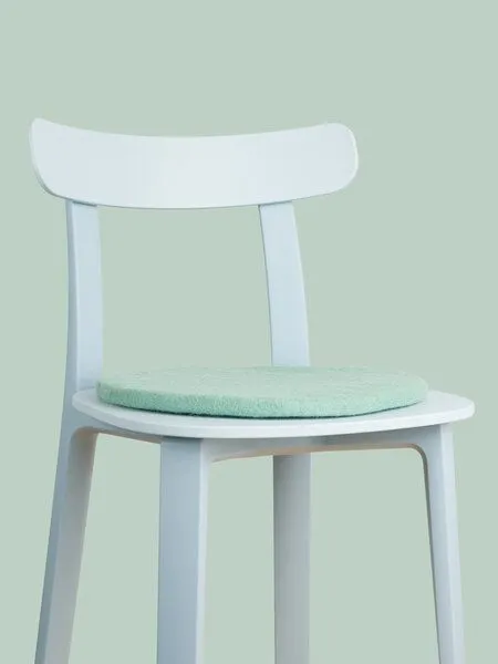 myfelt myfelt Flachfilz Sitzauflage (⌀ 36 cm, 36 x 36 cm), Türkis (fine), – Produktbild 4 von 4