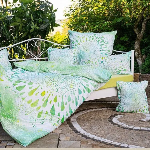 The Spirit of OM The Spirit of OM Wendebettwäsche Green Dream – Produktbild 1 von 2