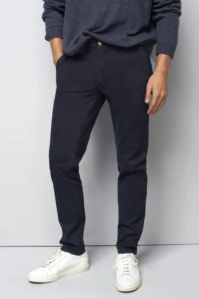 M 5 BY MEYER M 5 BY MEYER Sportliche Chino in Micro Struktur, Blau (navy), – Produktbild 5 von 7