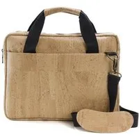 Kork Deko Kork-Deko stylische Schultertasche aus Kork-Stoff - Aktentasche | hellbraun – Produktbild 1 von 1