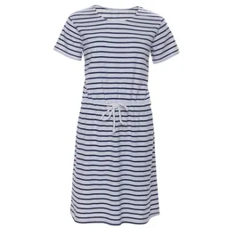 Living Crafts LIVING CRAFTS - Damen Kleid - Gestreift (95% Bio-Baumwolle; 5% Elasthan), Nachhaltige Mode, Bio Bekleidung – Produktbild 1 von 1
