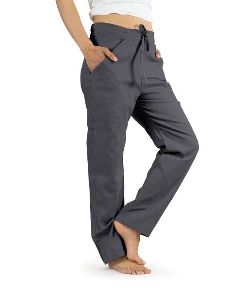 SCHAZAD Leinenhose ESSENTIAL von SCHAZAD, Anthrazit, – Produktbild 1 von 3