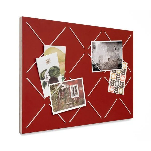 klotzaufklotz klotzaufklotz Pinnwand Linoleum, Rot, – Produktbild 3 von 5