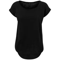 Build Your Brand Build Your Brand Build your Brand Damen Slub T-Shirt 56.0036 Gr. L black – Produktbild 1 von 1