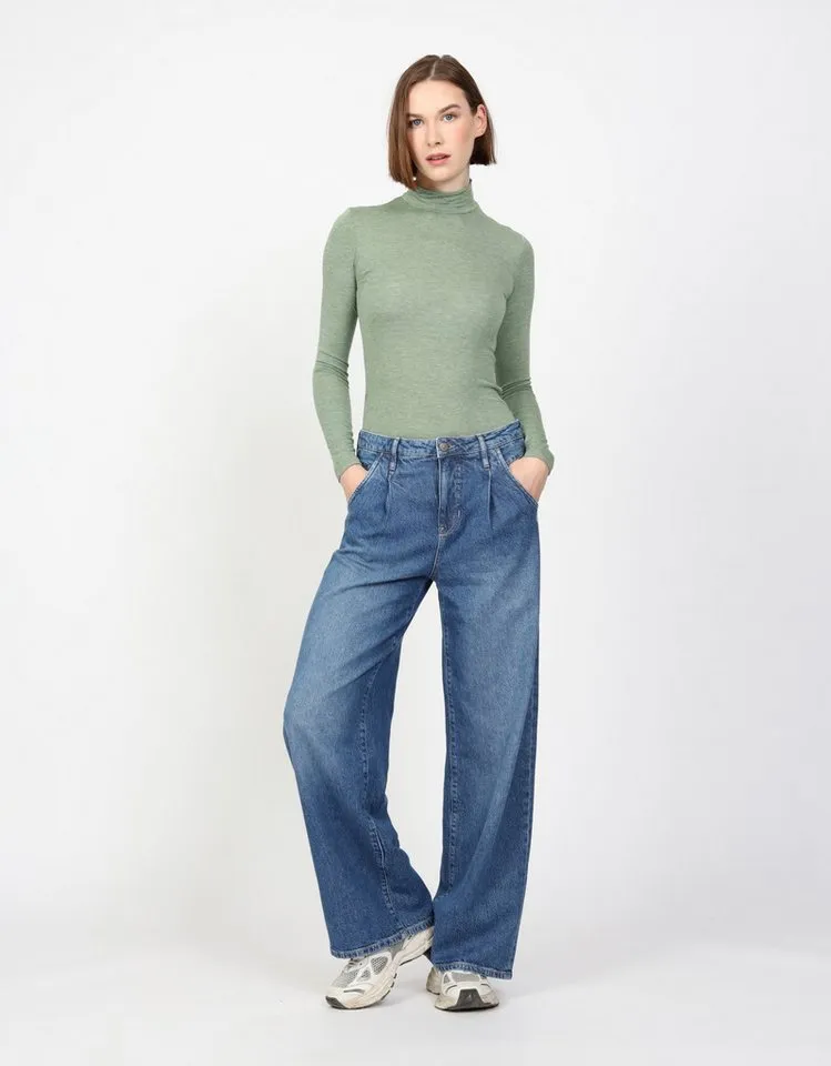 GANG Weite Jeans - 94SILVIA WIDE - Balloon Fit Jeans - Modische Damenjeans, Blau, – Produktbild 2 von 5