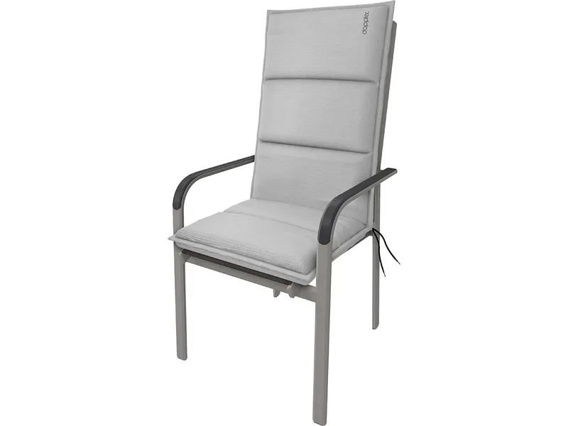 Doppler doppler Auflage "CITY" für Hochlehner, 6er-Pack, 119x48x6 cm, Polyester, hellgrau – Produktbild 1 von 1