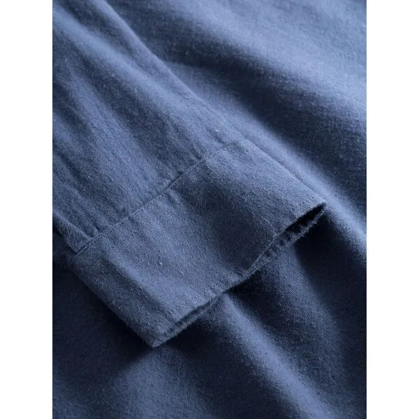 KnowledgeCotton Apparel KnowledgeCotton Apparel Flanellhemd- Elder Regular Fit - aus Biobaumwolle, Blau (estate blue), – Produktbild 3 von 3