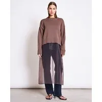 JAN N JUNE JAN N JUNE Baumwoll Strickpullover YAGMUR GOTS, Clay, – Produktbild 1 von 1