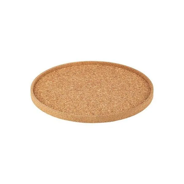 Kork-Deko Kork-Deko Tablett Serviertablett Dekoteller aus Kork rund ⌀ = 30 cm – Produktbild 1 von 5