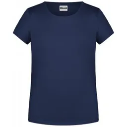 James & Nicholson James & Nicholson T-Shirt für Mädchen in klassischer Form 8007G Gr. M-122/128 navy – Produktbild 1 von 1