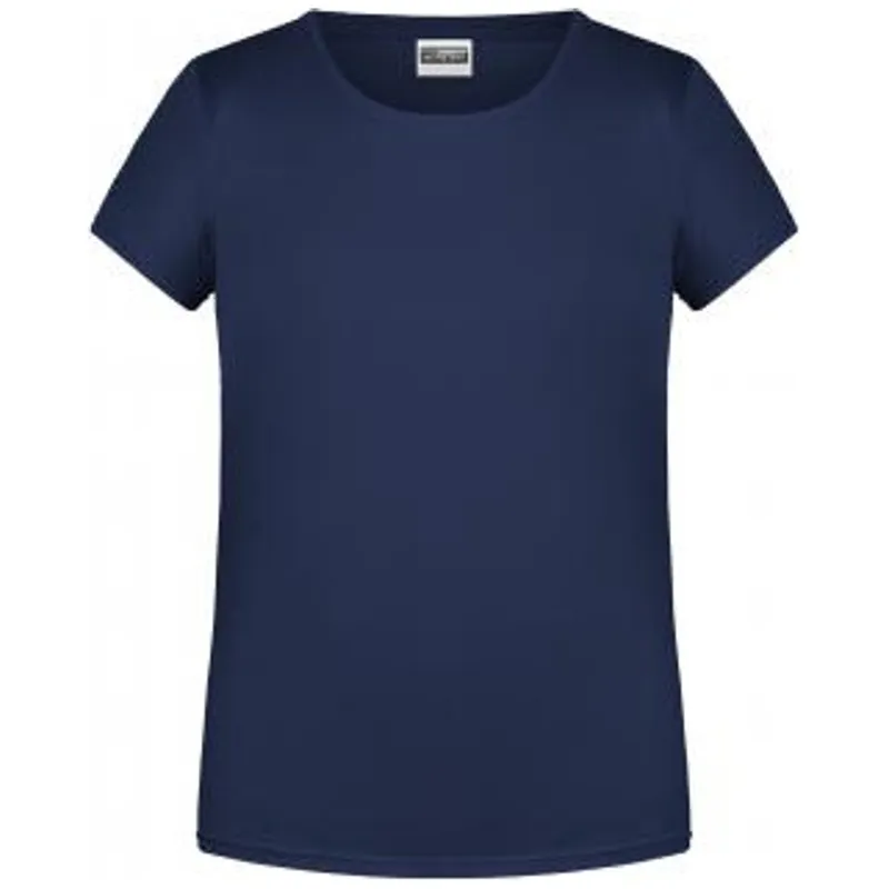 James & Nicholson James & Nicholson T-Shirt für Mädchen in klassischer Form 8007G Gr. S-110/116 navy – Produktbild 1 von 1