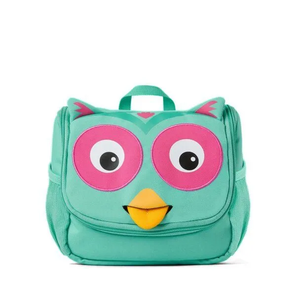 Affenzahn Affenzahn Kinder Kulturtasche, Eule (türkis), – Produktbild 1 von 4