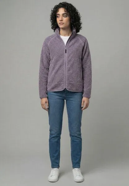 derbe derbe Fleecejacke „Kuschelby“, Purple sage, – Produktbild 4 von 4