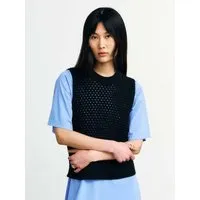Rotholz Rotholz Damen Weste - Cropped Knit Vest - aus Bio-Baumwolle – Produktbild 1 von 1