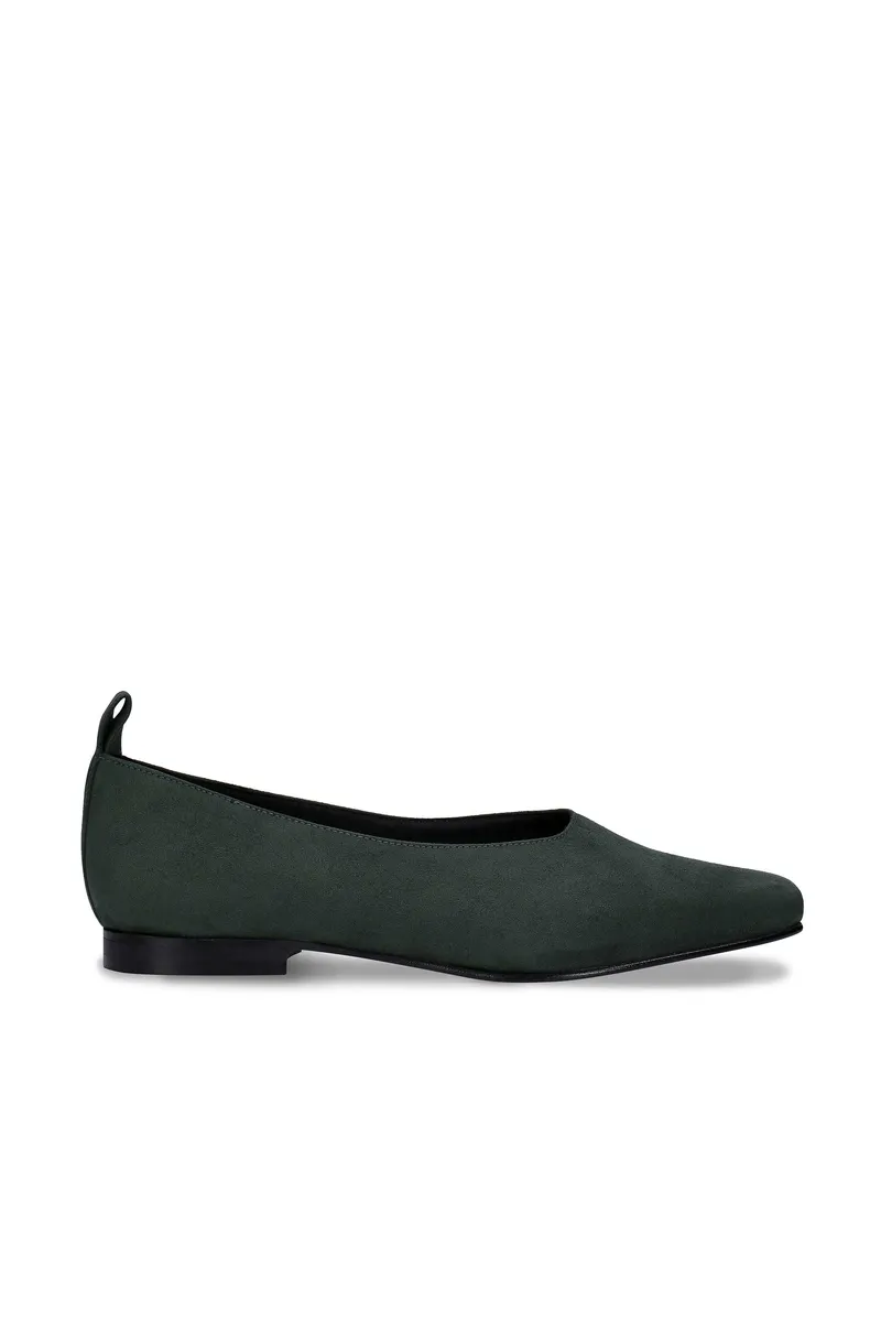 NAE NAE Damen vegan Ballerinas Melita Green, Dunkelgrün, – Produktbild 1 von 2