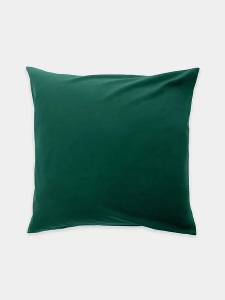 erlich textil erlich textil Cotton Select Flanell Kopfkissenbezug aus Bio-Baumwolle, made in Europe, Waldgrün, – Produktbild 3 von 4