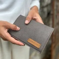 BOWLEANIES TASCHEN BOWLEANIES TASCHEN Mittelgroßer Geldbeutel | Portemonnaie, Dunkelgrau, – Produktbild 1 von 1