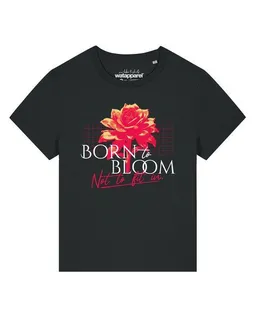 watapparel watapparel T-Shirt Frauen Born to bloom – Produktbild 1 von 1