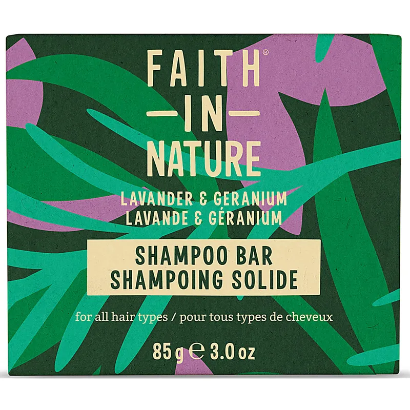 Faith in Nature Faith in Nature Lavender & Geranium Shampoo Bar – Produktbild 1 von 1