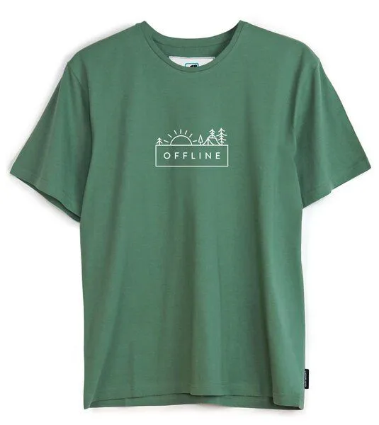 Gary Mash GARY MASH Shirt Offline aus Biobaumwolle, Olivgrün (grün), – Produktbild 2 von 2