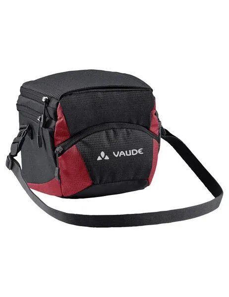 Vaude VAUDE Lenkertaschen OnTour Box M (KLICKfix ready), Black/carmine, – Produktbild 4 von 7