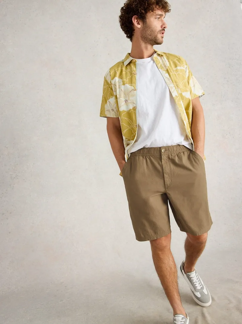 White Stuff Shorts aus Leinenmischung - 34/R, Dunkelblau, – Produktbild 1 von 4