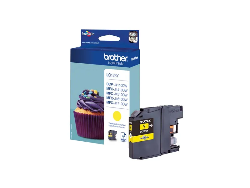 Brother Brother Tintenpatrone LC123Y gelb – Produktbild 2 von 3