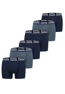 LEVI´S LEVI´S Boxershorts LEVIS Men Repeat Logo Boxer 6P (Spar-Pack, 6-St., 6er-Pack) – Produktbild 1 von 1