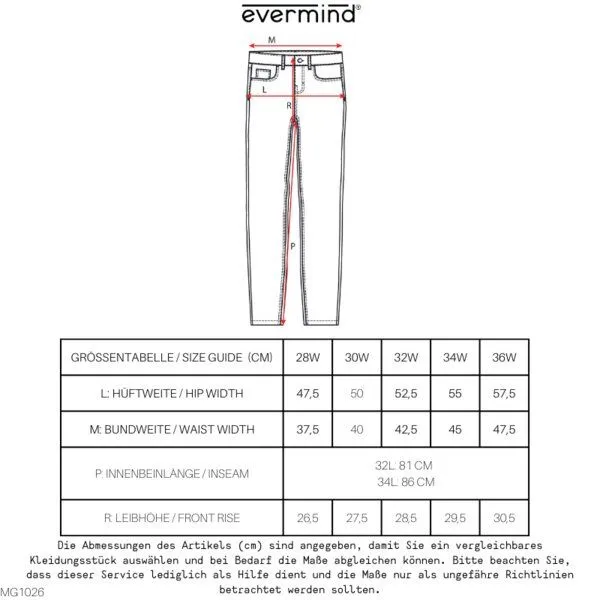 Evermind Evermind M's Warm Slim Fit-MG1026, Colony blue, – Produktbild 1 von 4