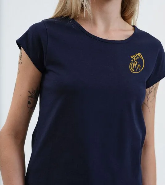 Gary Mash GARY MASH Shirt Asheville Kätzchen aus Biobaumwolle, Dunkelblau (blau), – Produktbild 4 von 4