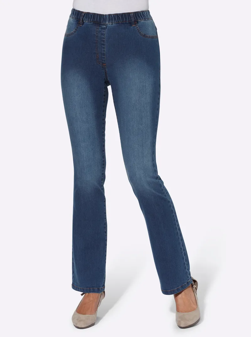 Witt Bootcut-Jeans, Blue-stone-washed, – Produktbild 2 von 3