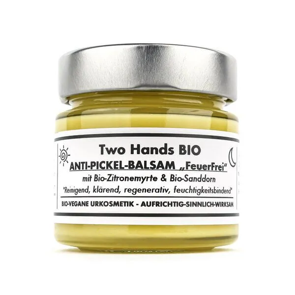 Two Hands BIO Two Hands BIO Anti-Pickel-Balsam „FeuerFrei“ mit Bio-Zitronenmyrte & Bio-Sanddorn - Bio-Vegan – Produktbild 1 von 1