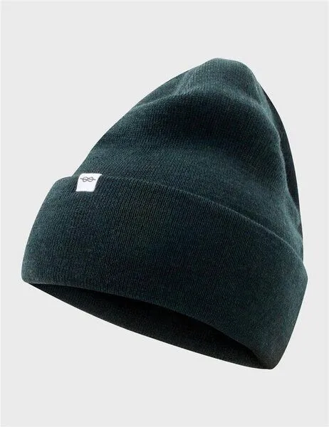 Klitmøller Collective Klitmøller Collective Fine Rib Beanie aus mulesingfreier Merinowolle, Grün (olive), – Produktbild 1 von 2