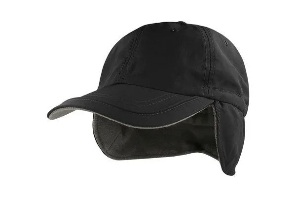 Atlantis Headwear Atlantis Headwear Outdoor-Wintercap mit Ohrenklappen Fleece, Schwarz, – Produktbild 2 von 4