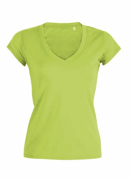 University of Soul University of Soul Damen T-Shirt aus Bio-Baumwolle "Georgina", Zitrusgelb, – Produktbild 1 von 1