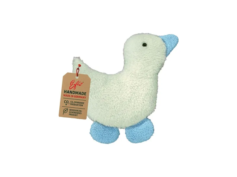 Efie Efie Dinkel-Wärmekissen Ente blau, kbA (organic) – Produktbild 1 von 3
